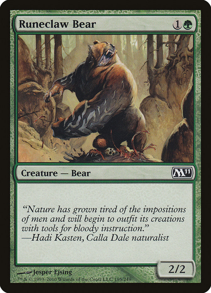 Runeclaw Bear [Magic 2011] | Total Play
