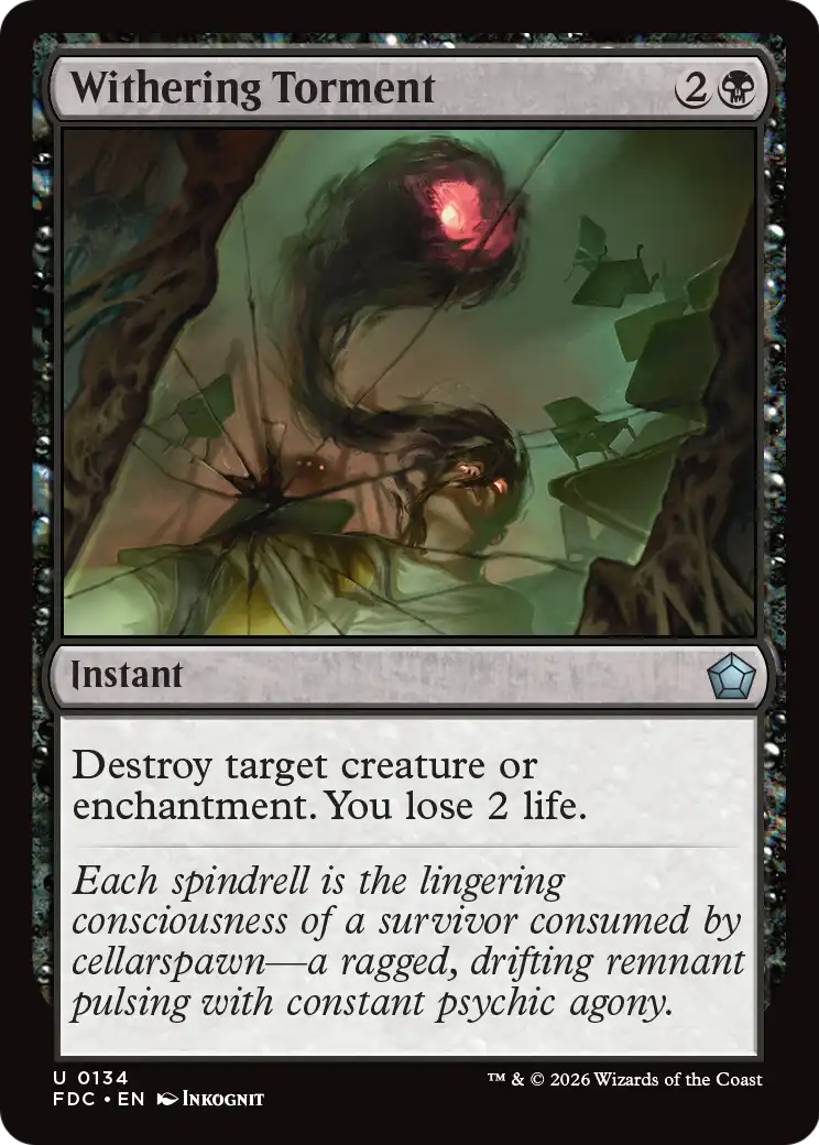 Withering Torment [Foundations Commander] | Total Play