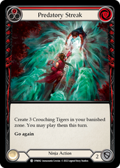 Predatory Streak (Red) [DYN062] (Dynasty)  Rainbow Foil | Total Play