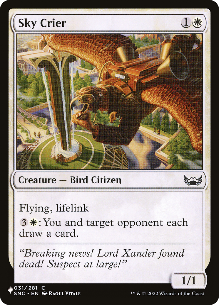 Sky Crier [The List Reprints] | Total Play