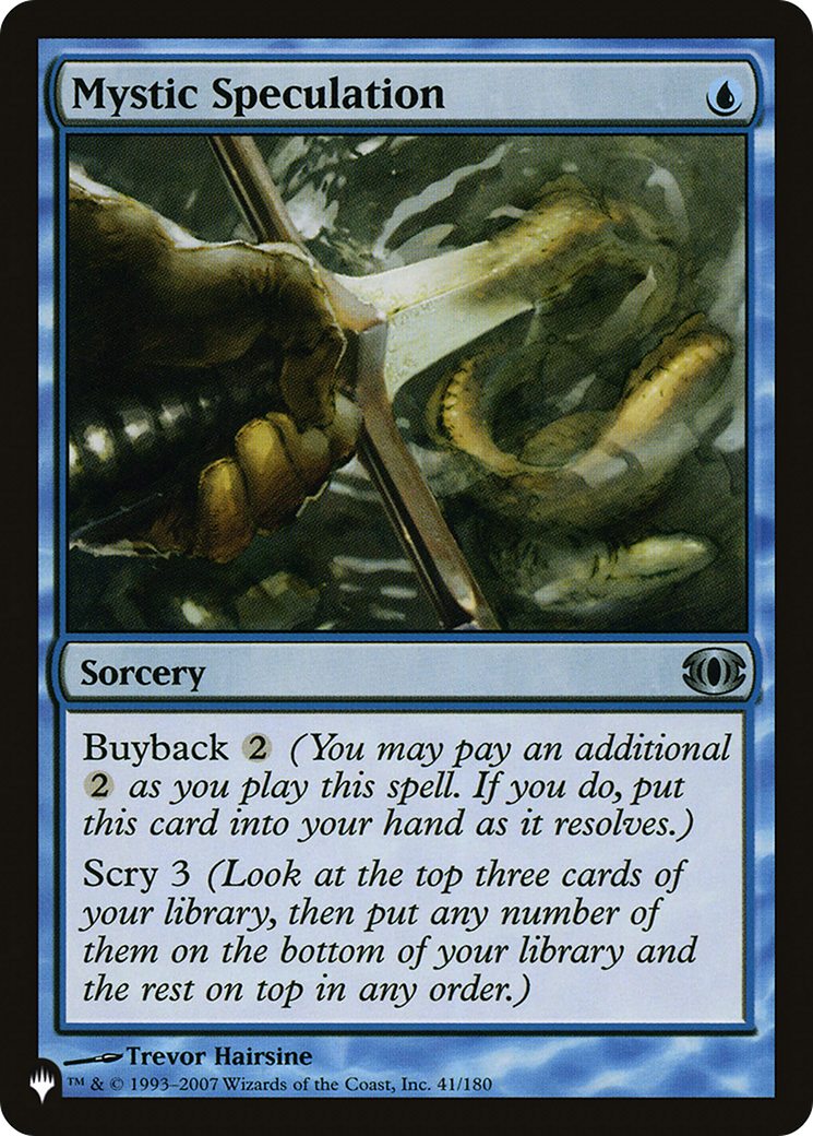 Mystic Speculation [The List Reprints] | Total Play