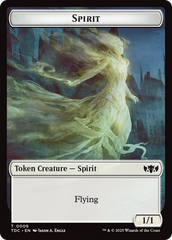 Angel // Spirit Double-Sided Token [Tarkir: Dragonstorm Commander Tokens] | Total Play