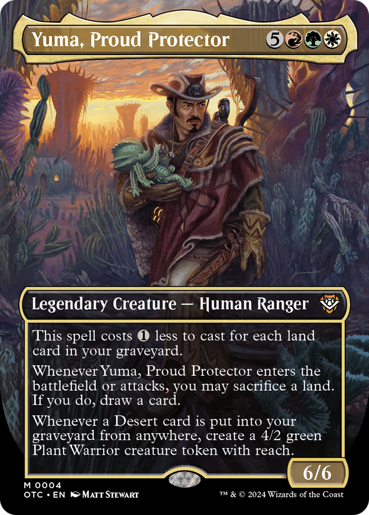 Yuma, Proud Protector (Borderless) [Outlaws of Thunder Junction Commander] | Total Play