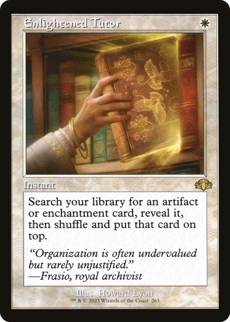 Enlightened Tutor (Retro) [Dominaria Remastered] | Total Play