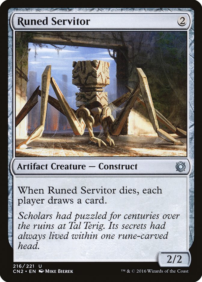 Runed Servitor [Conspiracy: Take the Crown] | Total Play