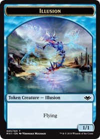 Illusion (005) // Marit Lage (006) Double-Sided Token [Modern Horizons Tokens] | Total Play