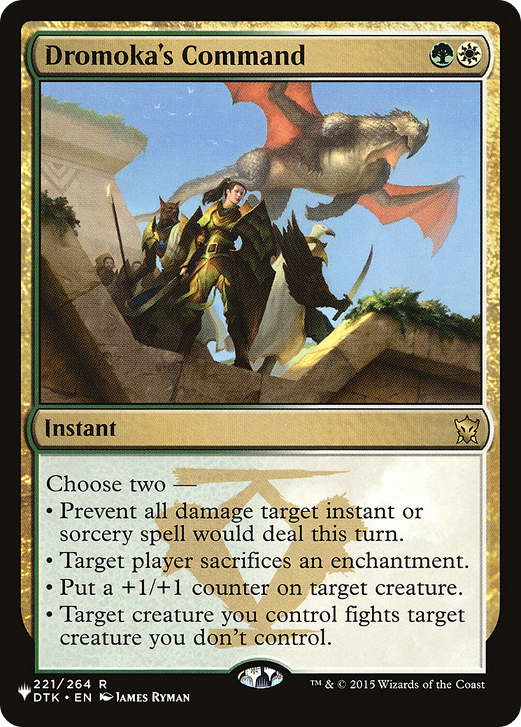 Dromoka's Command [The List] | Total Play