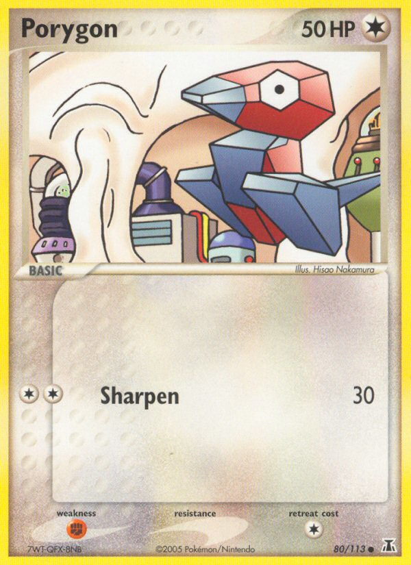 Porygon (80/113) [EX: Delta Species] | Total Play