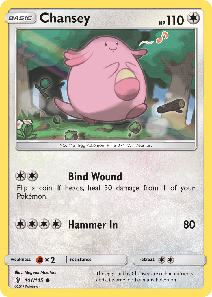 Chansey (101/145) [Sun & Moon: Guardians Rising] | Total Play