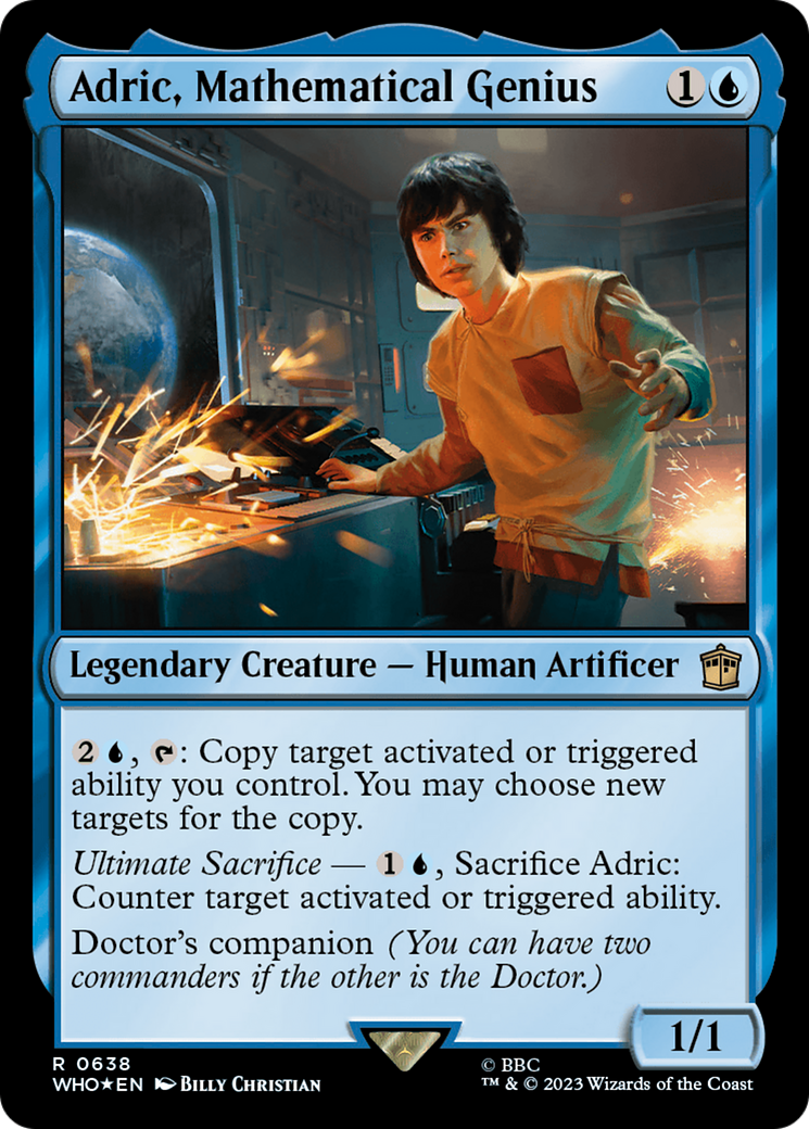 Adric, Mathematical Genius (Surge Foil) [Doctor Who] | Total Play