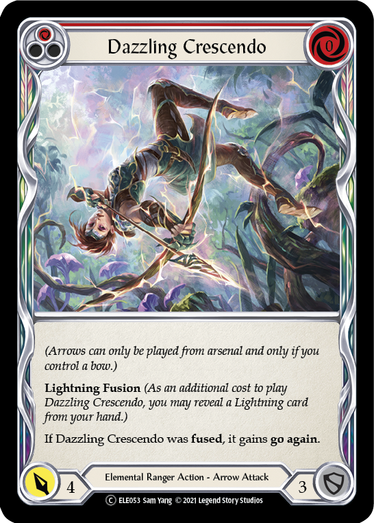 Dazzling Crescendo (Red) [U-ELE053] (Tales of Aria Unlimited)  Unlimited Normal | Total Play