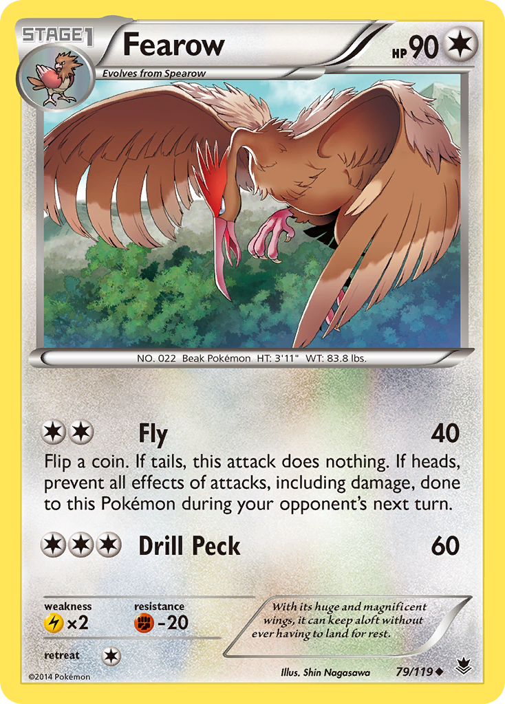 Fearow (79/119) [XY: Phantom Forces] | Total Play