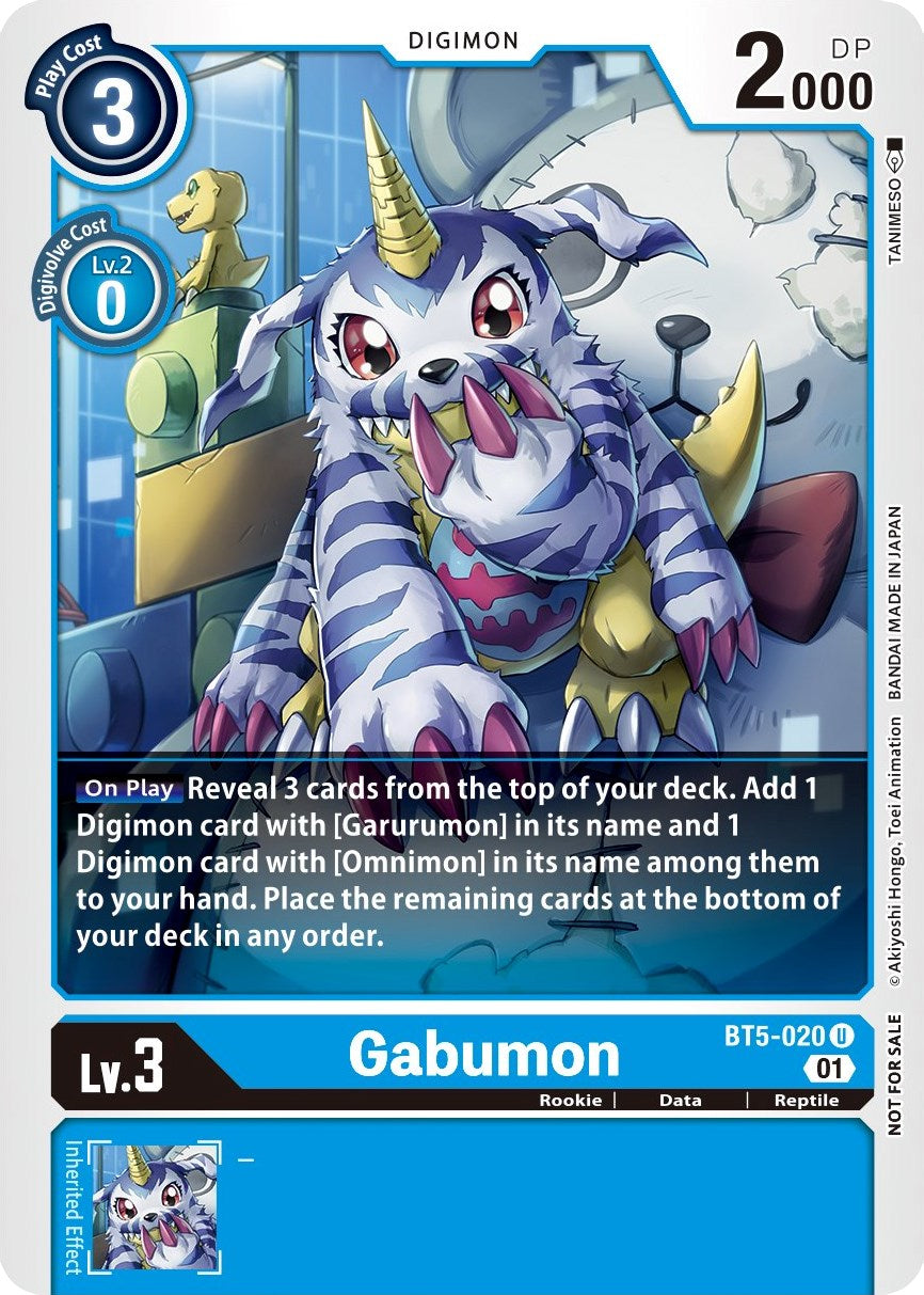 Gabumon [BT5-020] (Winner Pack New Awakening) [Battle of Omni] | Total Play