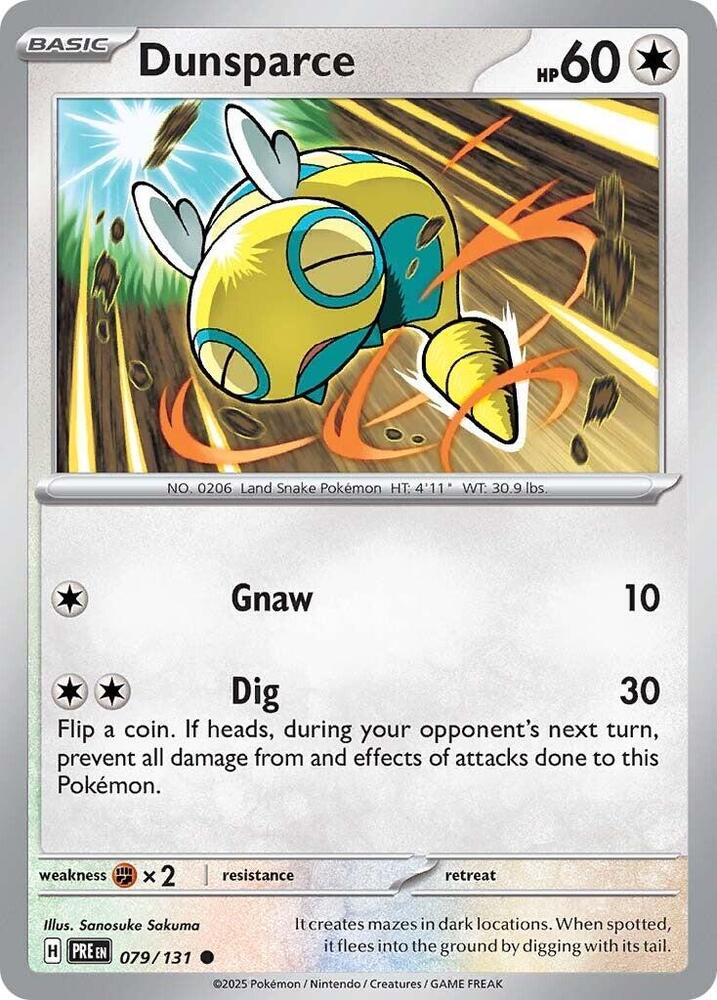 Dunsparce (079/131) [Scarlet & Violet: Prismatic Evolutions] | Total Play