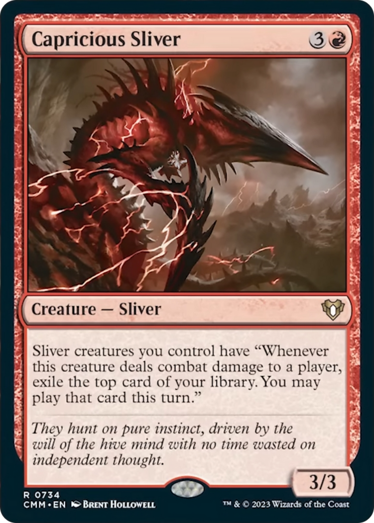 Capricious Sliver [Commander Masters] | Total Play