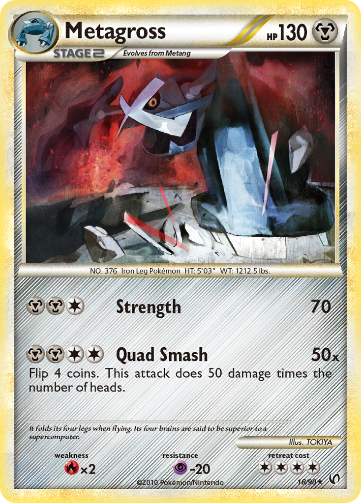 Metagross (18/90) [HeartGold & SoulSilver: Undaunted] | Total Play