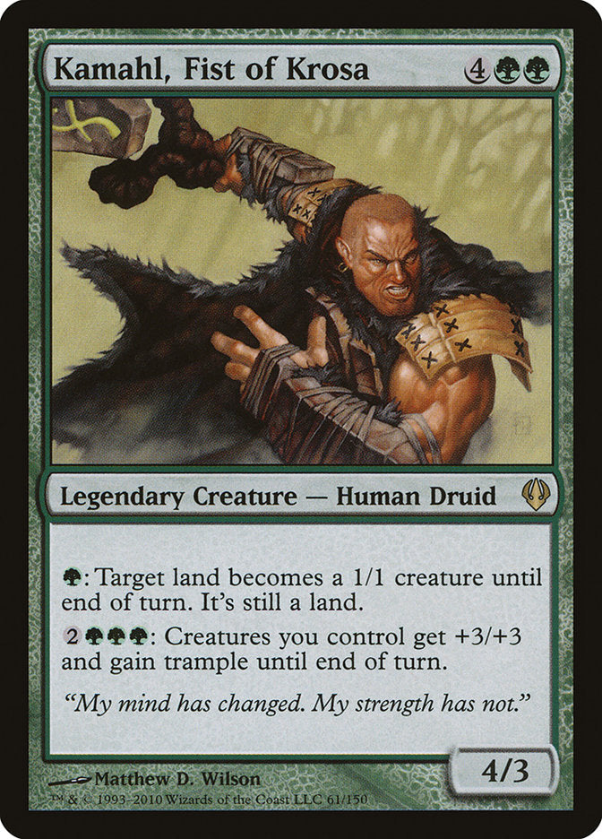Kamahl, Fist of Krosa [Archenemy] | Total Play