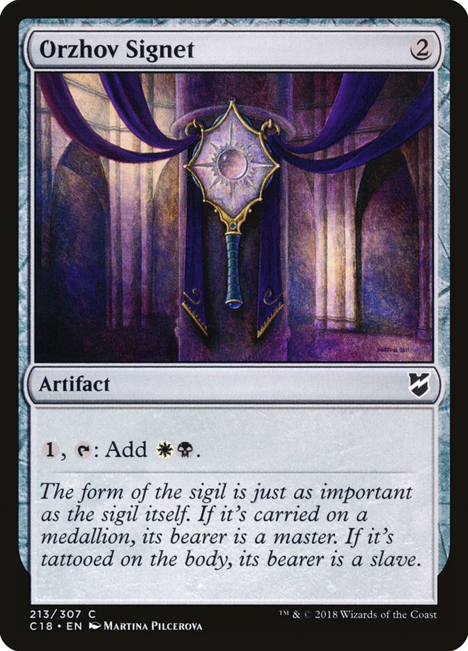 Orzhov Signet [Commander 2018] | Total Play