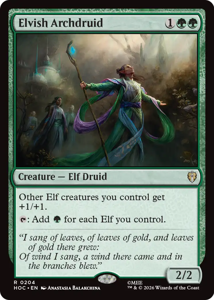 Elvish Archdruid [The Hobbit: Eternal-Legal] | Total Play