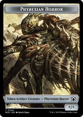 Phyrexian Golem // Phyrexian Horror Double-Sided Token [March of the Machine Commander Tokens] | Total Play