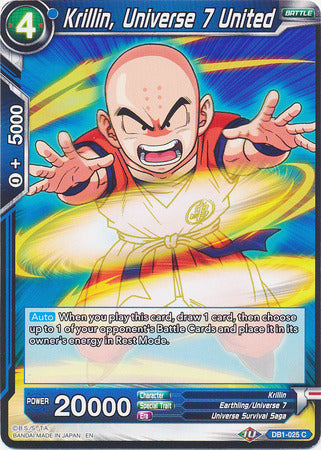 Krillin, Universe 7 United (DB1-025) [Dragon Brawl] | Total Play