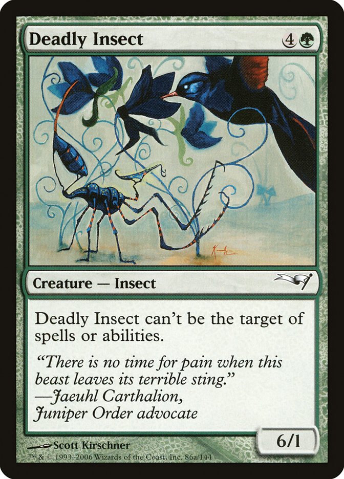 Deadly Insect [Coldsnap Theme Decks] | Total Play