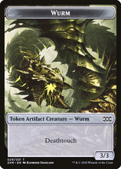 Human Soldier // Wurm (029) Double-Sided Token [Double Masters Tokens] | Total Play