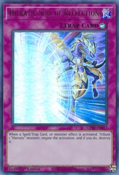Hieratic Seal of Reflection [GFTP-EN057] Ultra Rare | Total Play