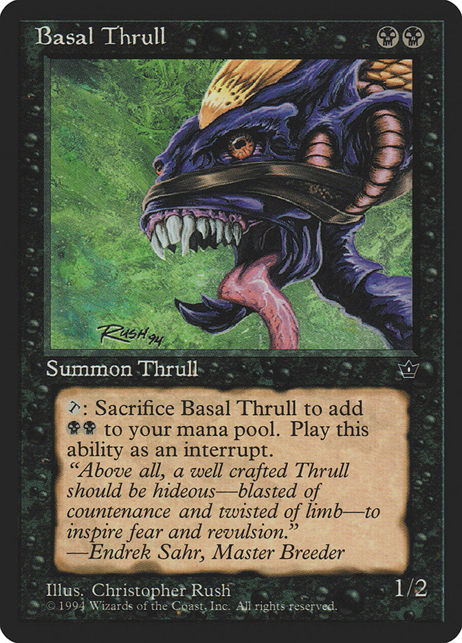 Basal Thrull (Christopher Rush) [Fallen Empires] | Total Play