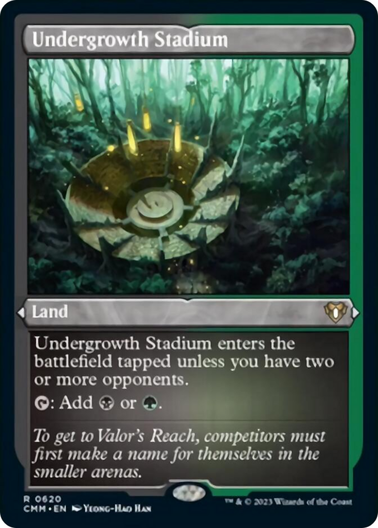 Undergrowth Stadium (Foil Etched) [Commander Masters] | Total Play