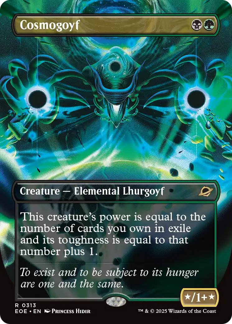 Cosmogoyf (Borderless) [Edge of Eternities] | Total Play
