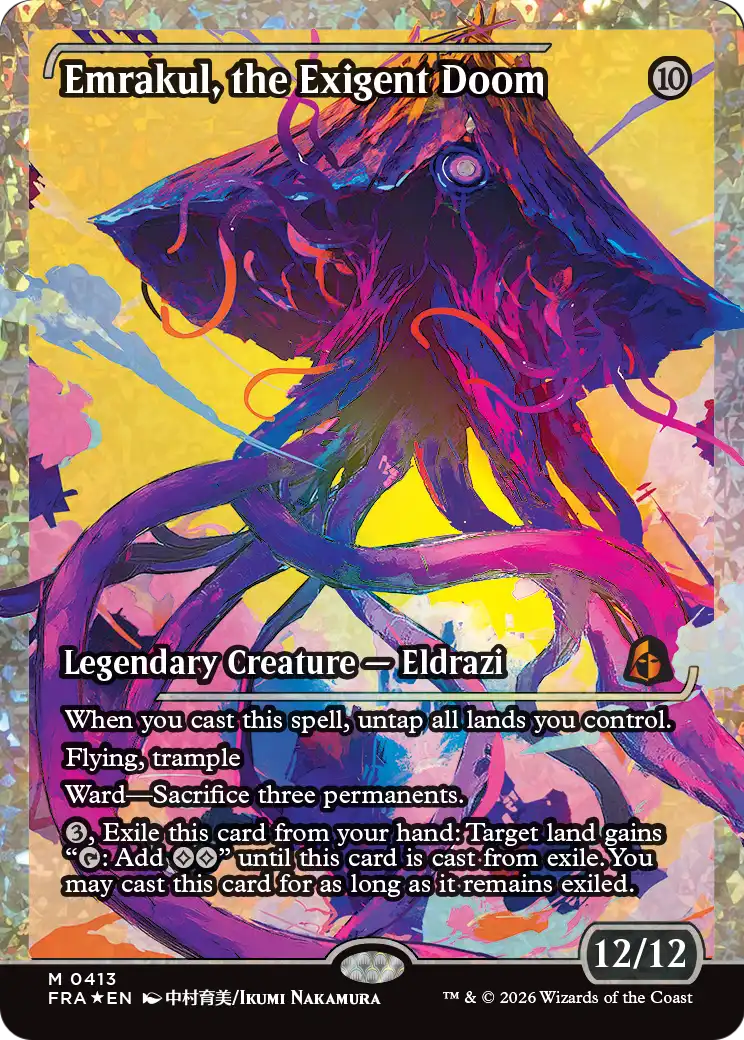 Emrakul, the Exigent Doom (Showcase) (Fracture Foil) [Reality Fracture] | Total Play