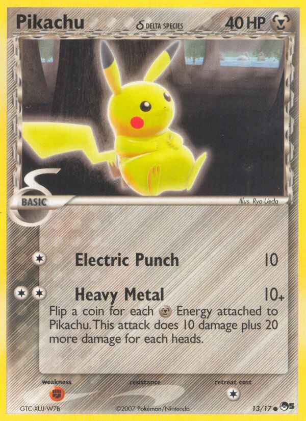 Pikachu (13/17) (Delta Species) [POP Series 5] | Total Play