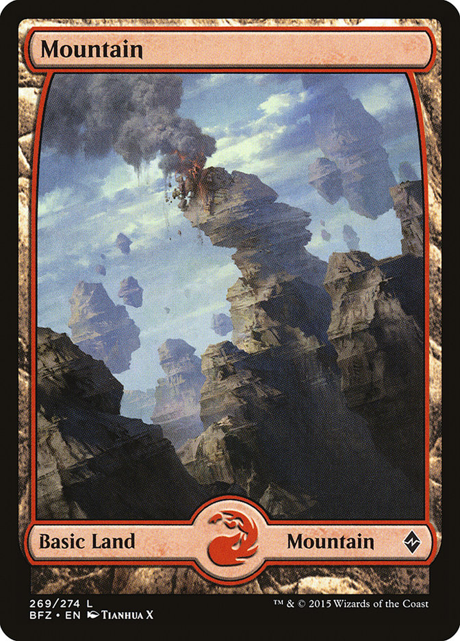 Mountain (269) (Full Art) [Battle for Zendikar] | Total Play