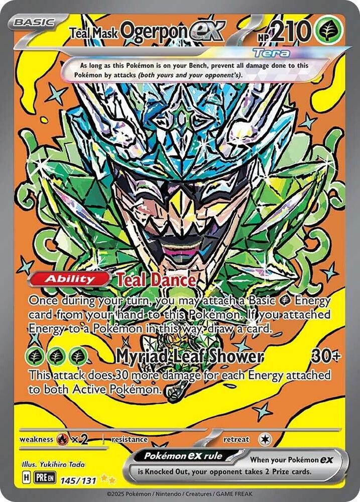 Teal Mask Ogerpon ex (145/131) [Scarlet & Violet: Prismatic Evolutions] | Total Play