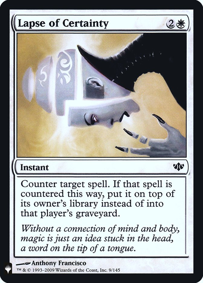Lapse of Certainty [Mystery Booster] | Total Play