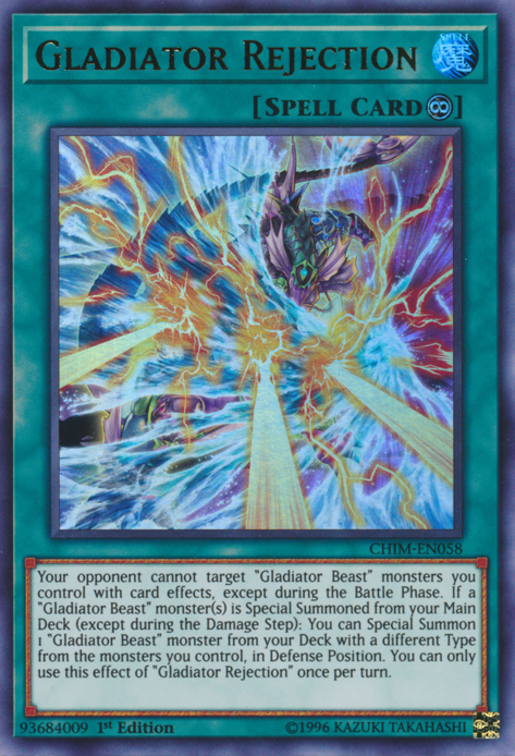 Gladiator Rejection [CHIM-EN058] Ultra Rare | Total Play