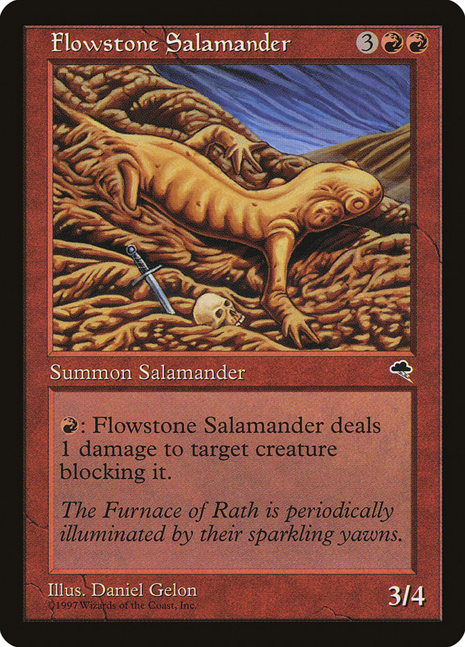 Flowstone Salamander [Tempest] | Total Play