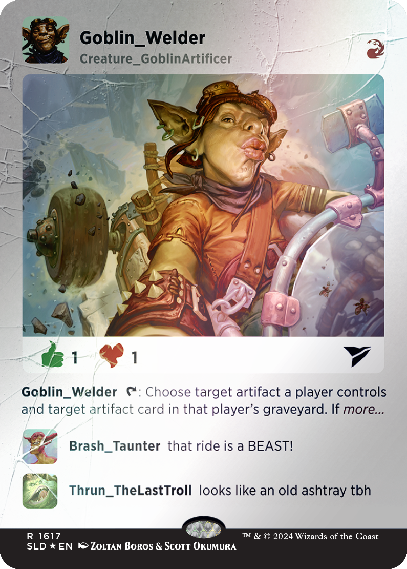 Goblin Welder (Rainbow Foil) [Secret Lair Drop Series] | Total Play