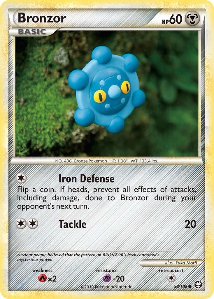 Bronzor (58/102) [HeartGold & SoulSilver: Triumphant] | Total Play
