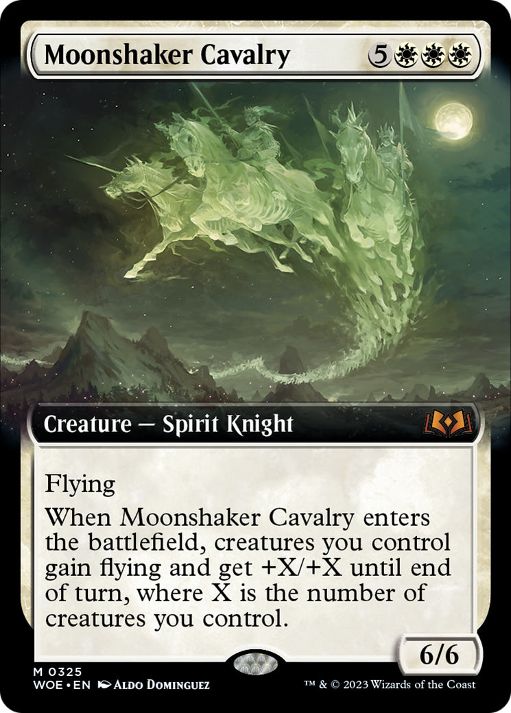 Moonshaker Cavalry (Extended Art) [Wilds of Eldraine] | Total Play