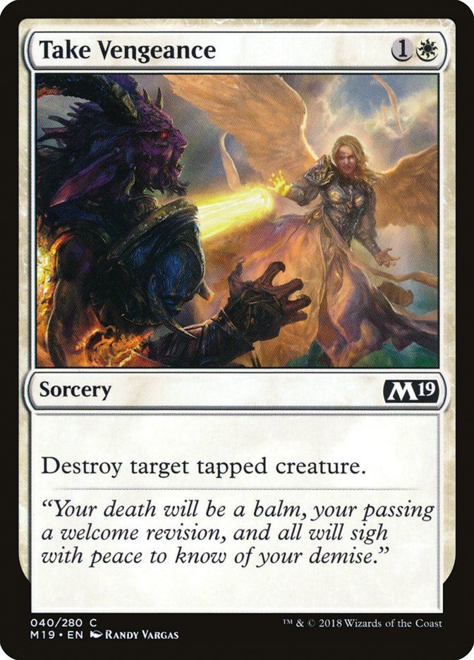 Take Vengeance [Core Set 2019] | Total Play