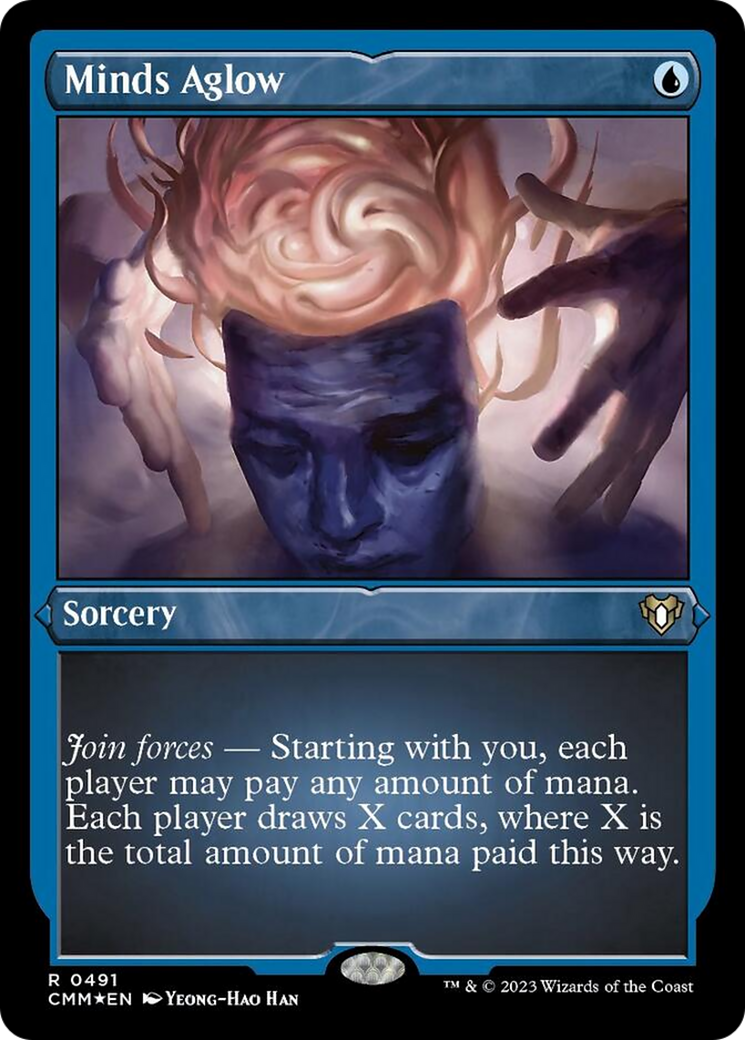 Minds Aglow (Foil Etched) [Commander Masters] | Total Play