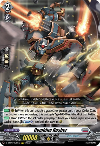 Combine Rusher (D-BT06/008EN) [Blazing Dragon Reborn] | Total Play