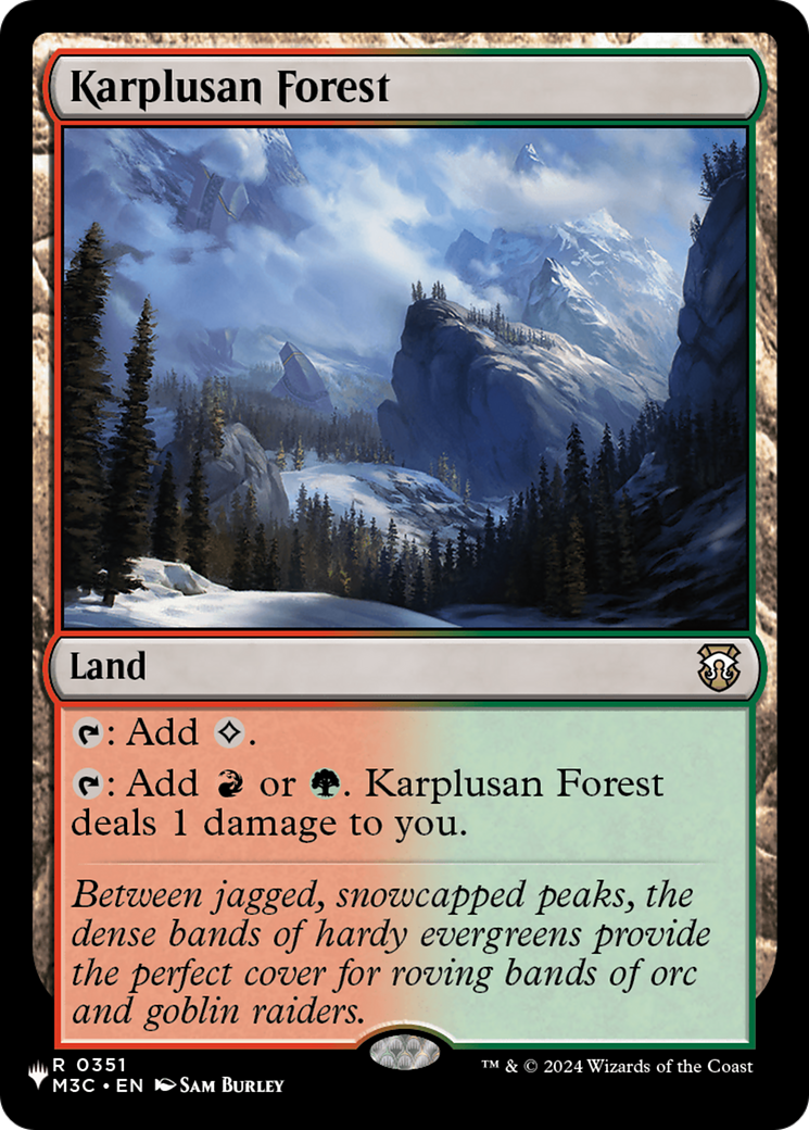 Karplusan Forest (M3C) [The List] | Total Play
