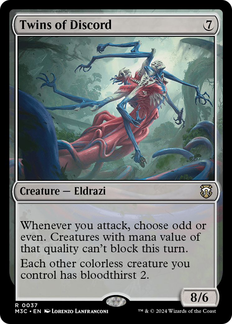 Twins of Discord (Ripple Foil) [Modern Horizons 3 Commander] | Total Play
