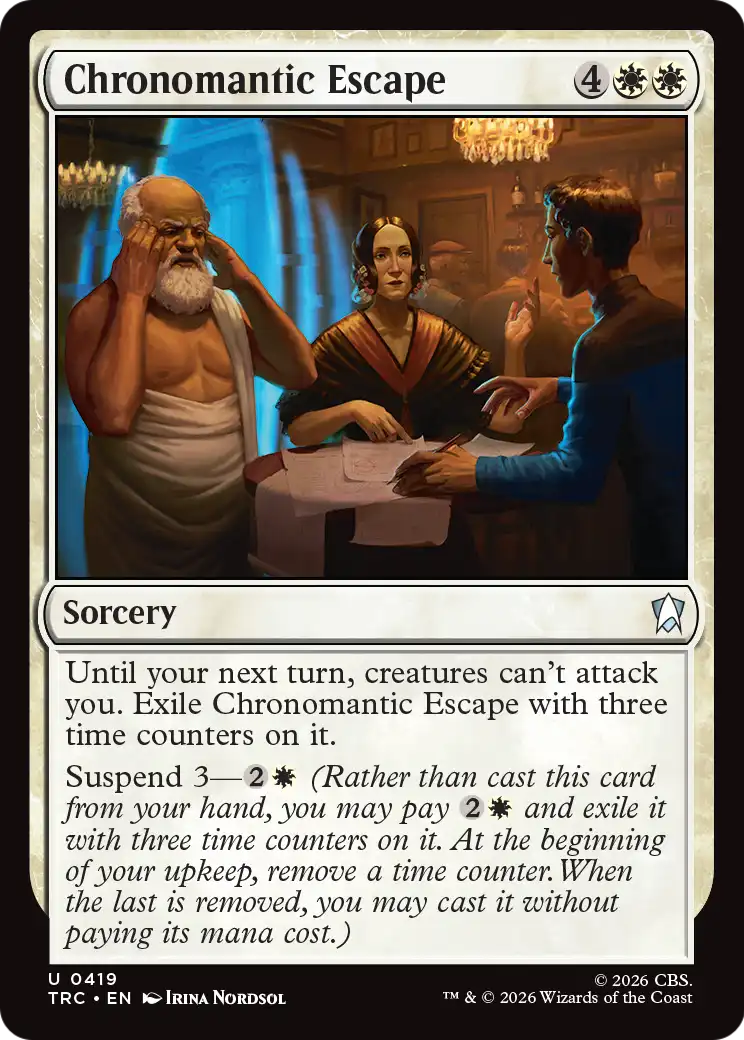 Chronomantic Escape (Surge Foil) [Star Trek Commander] | Total Play