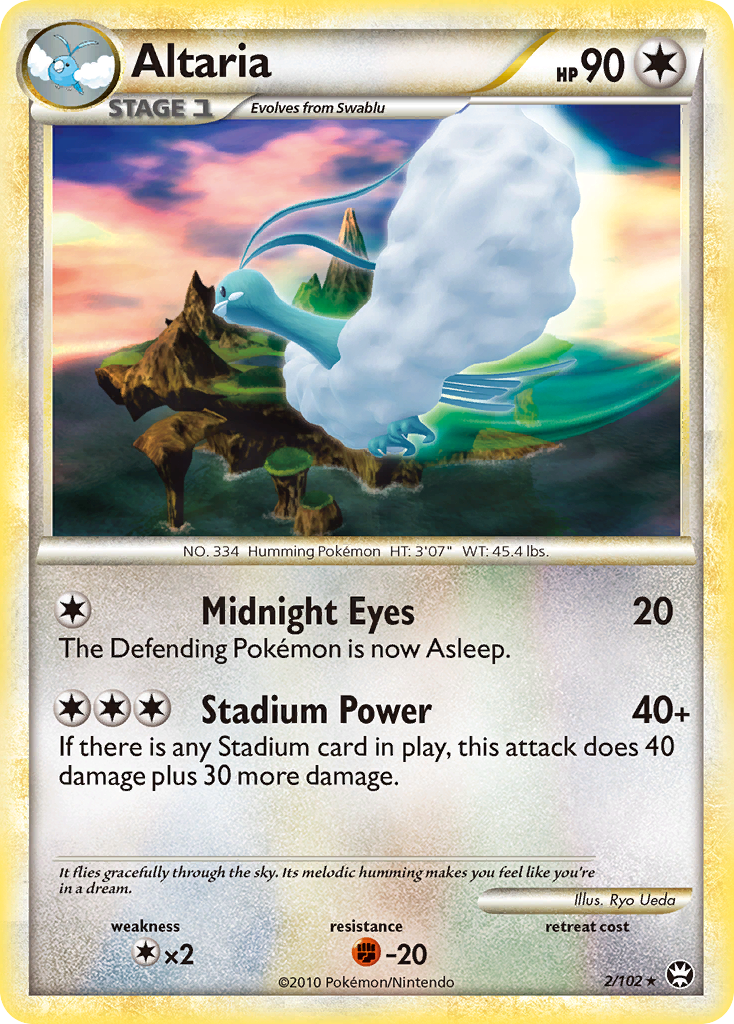 Altaria (2/102) [HeartGold & SoulSilver: Triumphant] | Total Play