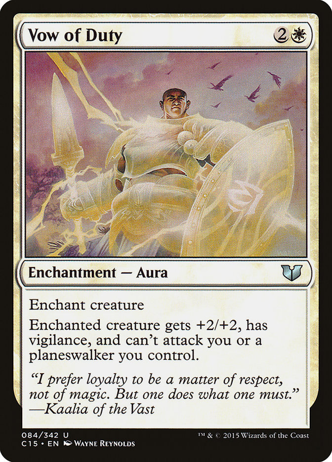 Vow of Duty [Commander 2015] | Total Play