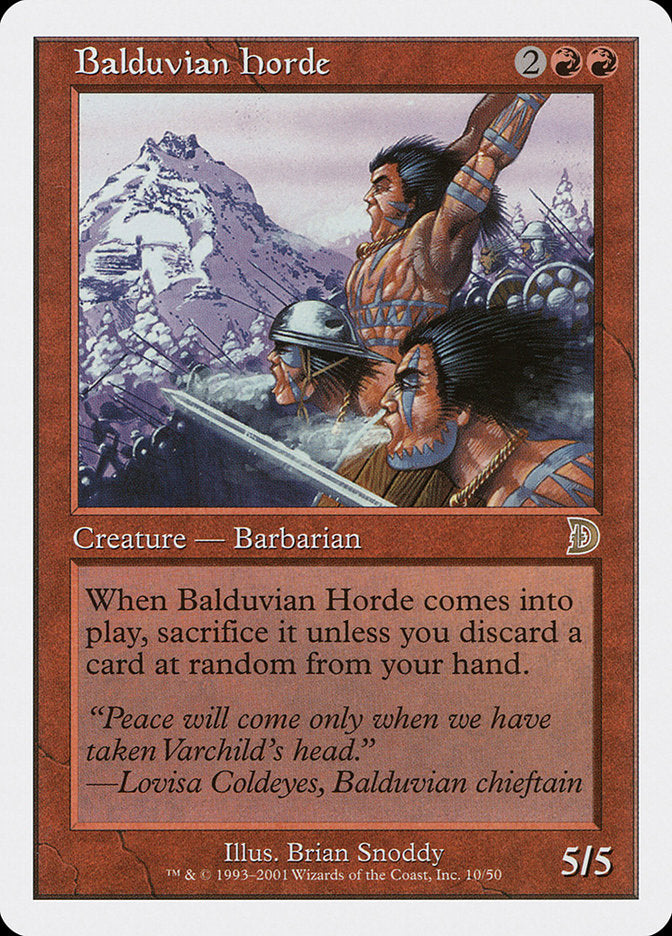 Balduvian Horde [Deckmasters] | Total Play